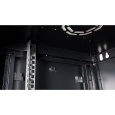 Шкаф 19" телекоммуникационный настенный,  18U 901x600х450 мм, дверь стекло, черный